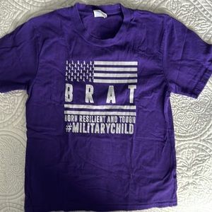 Military little boys t shirt